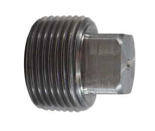 1/4 SQUARE PIPE PLUG BLACK STEEL PIPE FITTING